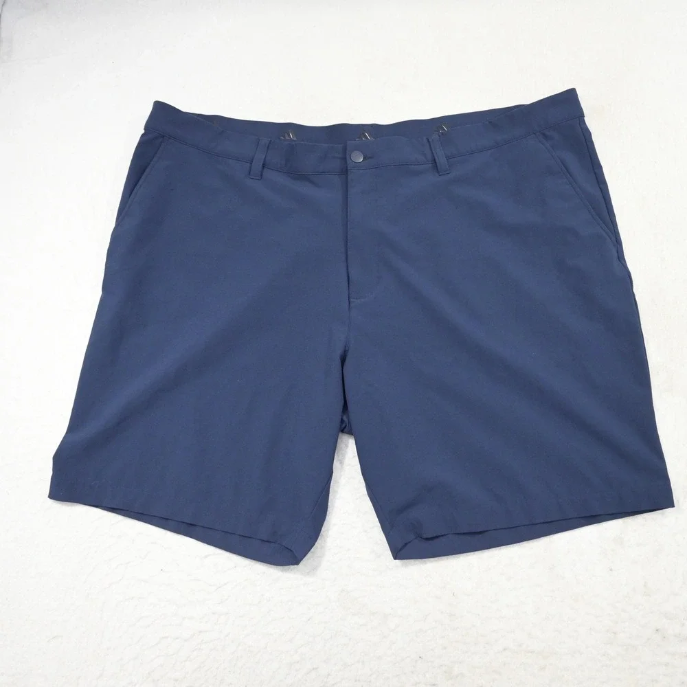 Adidas Golf Shorts Mens‎ 44 Navy Blue Performance Stretch Lightweight Pockets